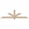Ekena Millwork Redmond Smooth Timber Gable Bracket, Douglas Fir, 96"W x 28"H x 3 1/2"D x 5 1/2"F, 7/12 Pitch GBW096X28X0406RED00SDF - alternate 1